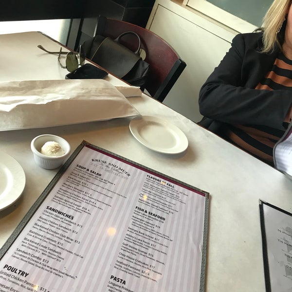 Kruse and muer menu online