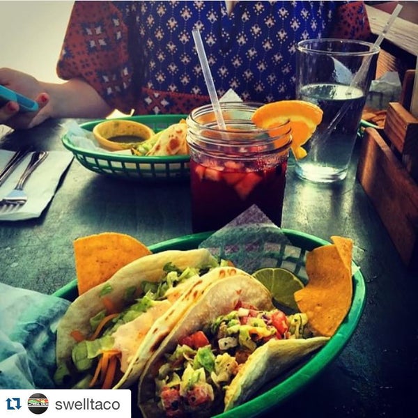 Photo taken at Swell Taco by David i. on 7/7/2015