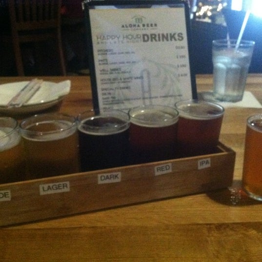Photo taken at Aloha Beer Company by Jay H. on 12/10/2012