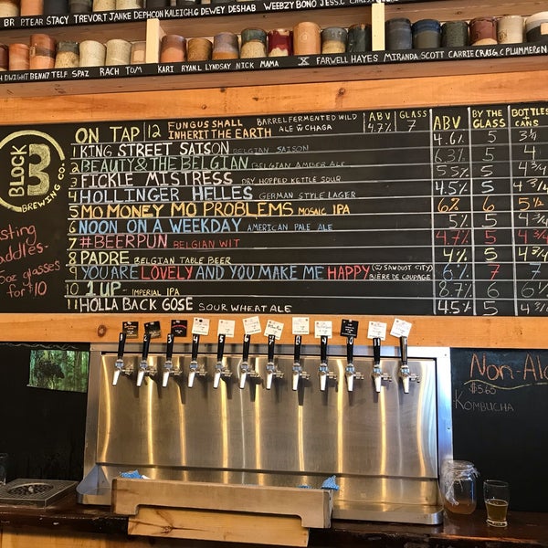 Photo taken at Block Three Brewing by Rebecca M. on 8/25/2019