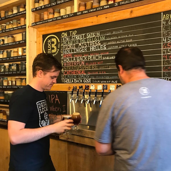Photo taken at Block Three Brewing by Rebecca M. on 7/27/2019
