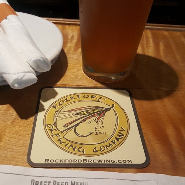 Photo taken at Rockford Brewing Company by Gray B. on 10/11/2019