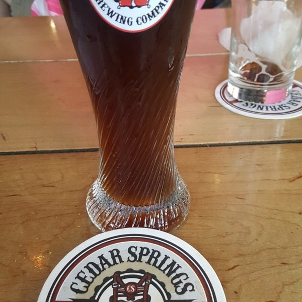 Photo taken at Cedar Springs Brewing Company by Gray B. on 6/14/2019