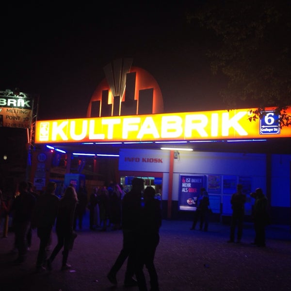 Photo taken at Kultfabrik by Luca G. on 5/11/2014