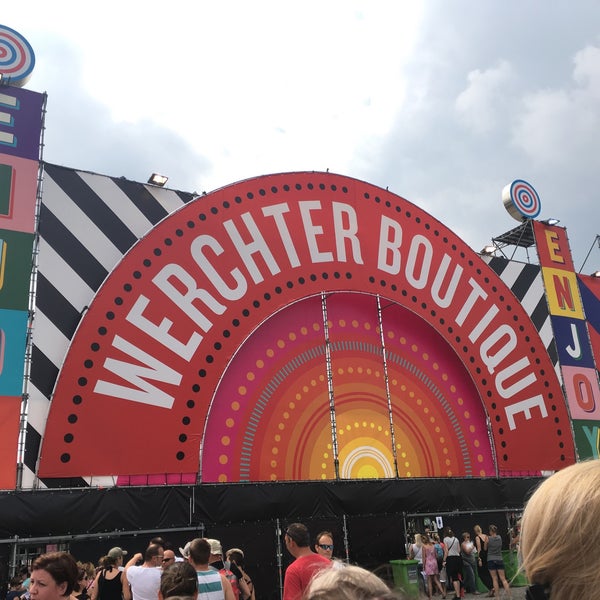 Photo taken at Werchter Boutique by Tine A. on 7/8/2017