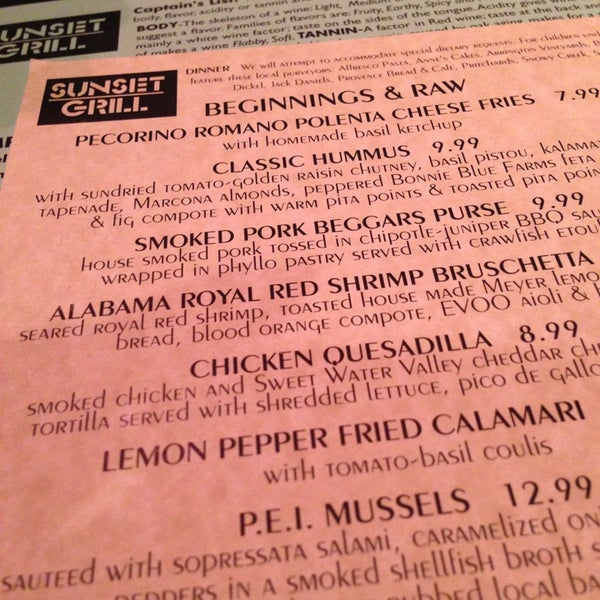 Sunset Grill (Now Closed) Hillsboro West End 42 tips from 1939 visitors