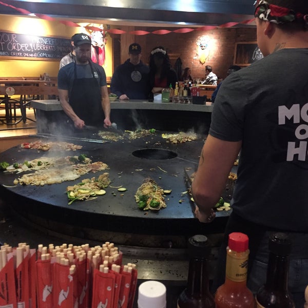 Photo taken at bd&#39;s Mongolian Grill by Adi on 2/15/2019