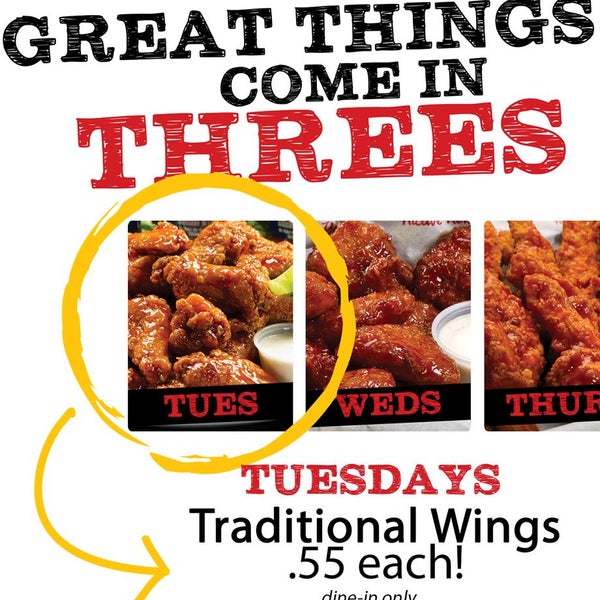 Wing Night every Tuesday!