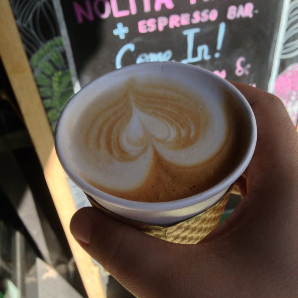 Photo taken at Nolita Mart &amp; Espresso Bar by Rene R. on 5/2/2013