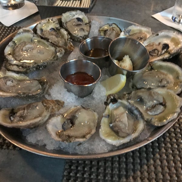Oyster happy hour DAILY at the bar from 4p-7p! $1 oysters!