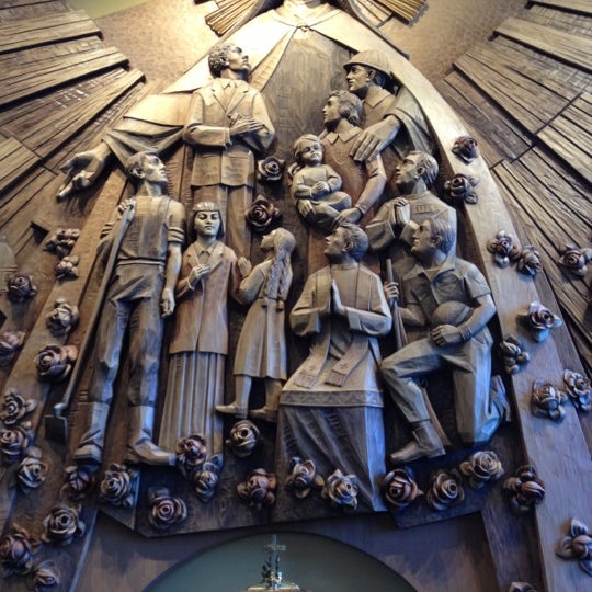 Photo taken at National Shrine of St. Therese by Angie N. on 10/15/2012