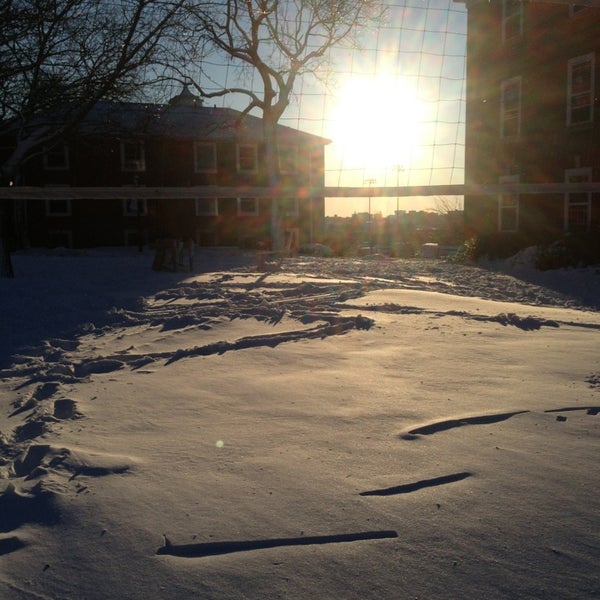 Stevens Beach Volleyball Court College Quad in Hoboken