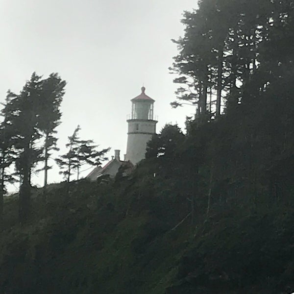 Photo taken at Heceta Lighthouse Bed &amp; Breakfast by Jos K. on 7/12/2018