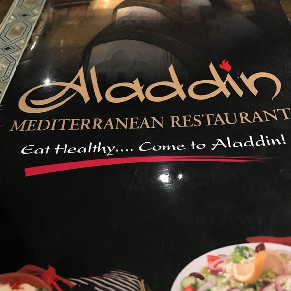 Das Foto wurde bei Aladdin Mediterranean Restaurant von toisan am 2/8/2017 aufgenommen