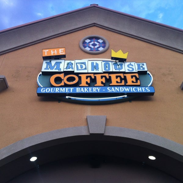 Photo taken at The MadHouse Coffee by Maria L. on 3/30/2013