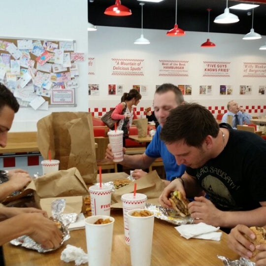 Photo taken at Five Guys by SteveL on 6/27/2014