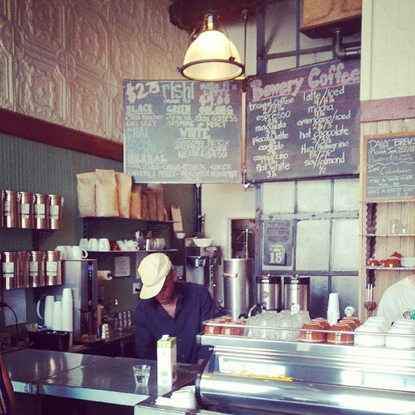 Photo taken at Bowery Coffee by Nathan G. on 6/15/2013