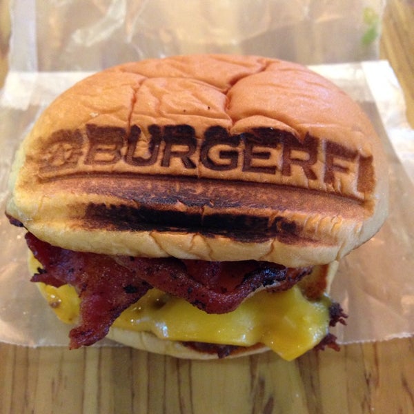 Photo taken at BurgerFi by Jason S. on 12/8/2013