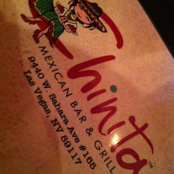 Das Foto wurde bei Chinita Mexican Bar &amp; Grill von brandon am 3/3/2013 aufgenommen