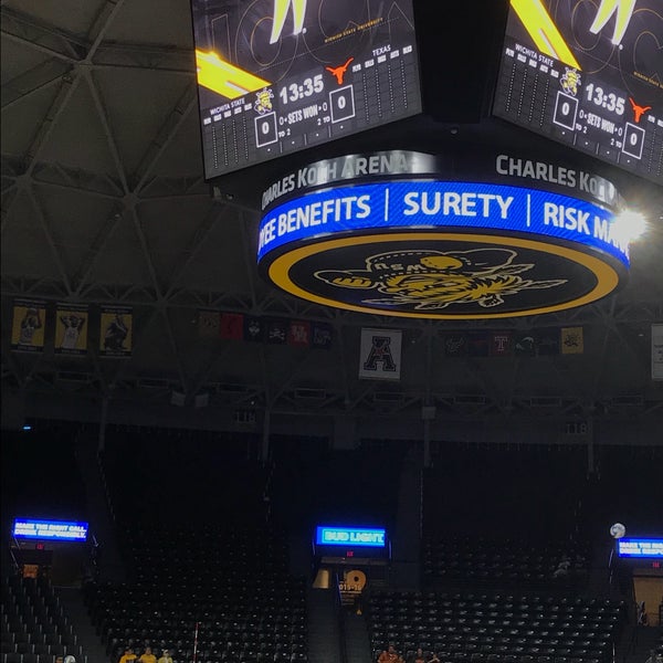 Photo taken at Charles Koch Arena by Madster on 9/14/2019