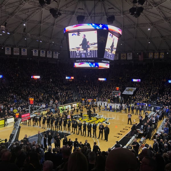 Photo taken at Charles Koch Arena by Madster on 1/9/2020