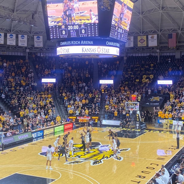 Photo taken at Charles Koch Arena by Madster on 3/5/2022