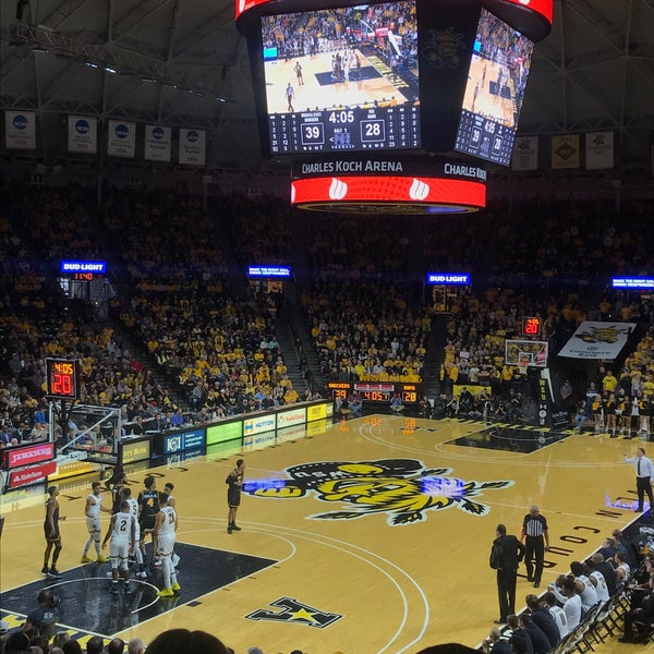 Photo taken at Charles Koch Arena by Madster on 12/21/2019
