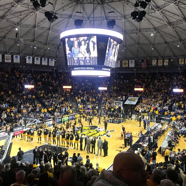 Photo taken at Charles Koch Arena by Madster on 11/6/2019