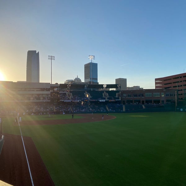 Photo taken at Chickasaw Bricktown Ballpark by Madster on 4/6/2022