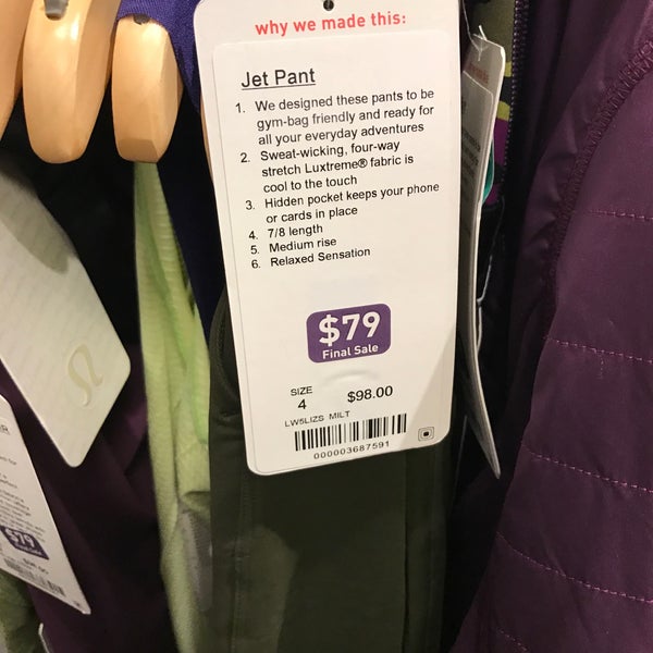 lulu lemon final sale