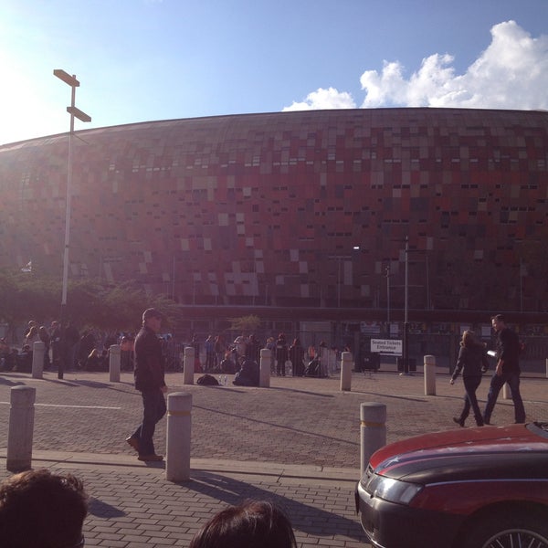 Photo taken at FNB Stadium by Ilka C. on 5/11/2013