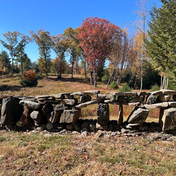 Hogpen Hill Farm Sculpture Garden in Woodbury