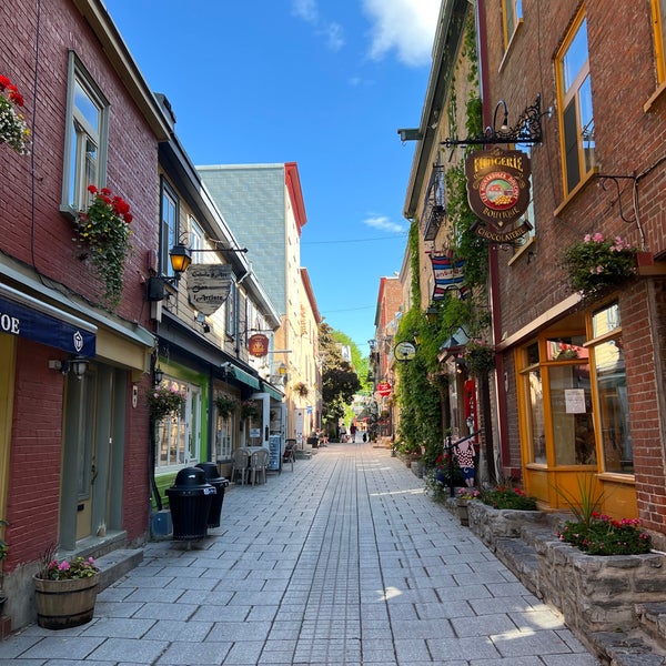 Rue Du PetitChamplain Road in Old Quebec City