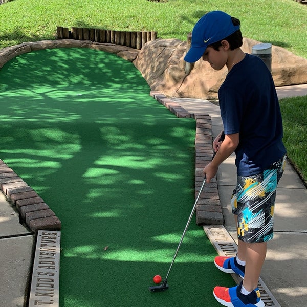 Photo taken at Pirates Cove Adventure Golf by Cleverson F. on 8/6/2019