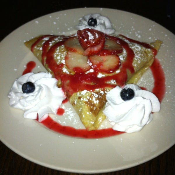 Photo taken at Yorkville Creperie by Samantha F. on 1/13/2013