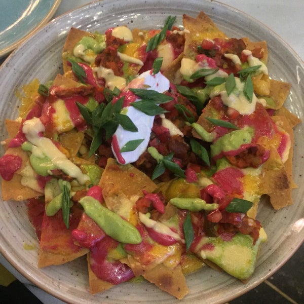 Fantastic Place for wholesome, nutritious as well as indulgent food. Must try their tie die nachos, beet chips and eggplant burrata. The rooftop seating is also a beautiful setting for an evening out!