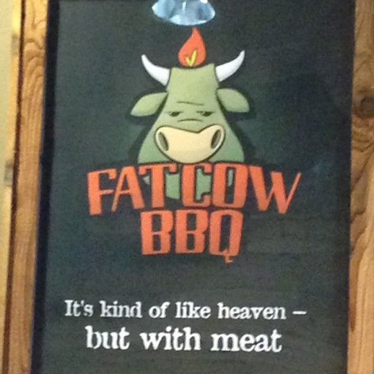 Photo taken at Fat Cow BBQ by Dustin F. on 9/28/2012