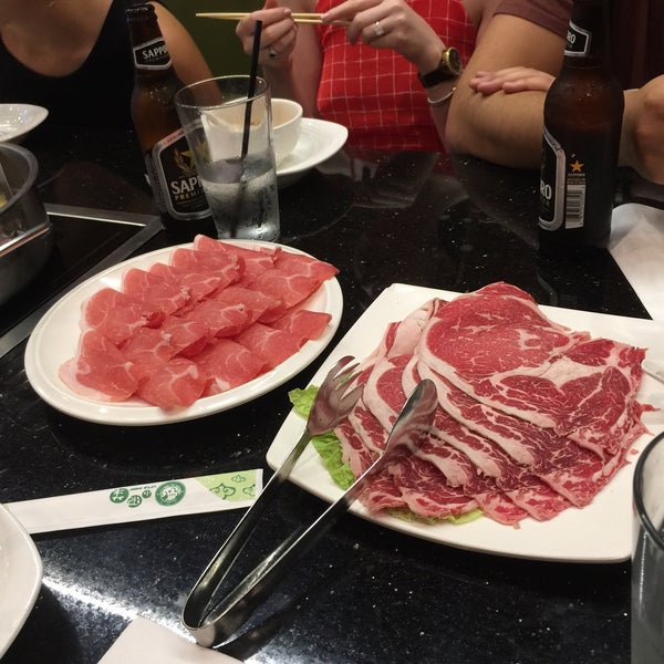 Photo taken at Happy Lamb Hot Pot, Manhattan by Andrew F. on 6/30/2018