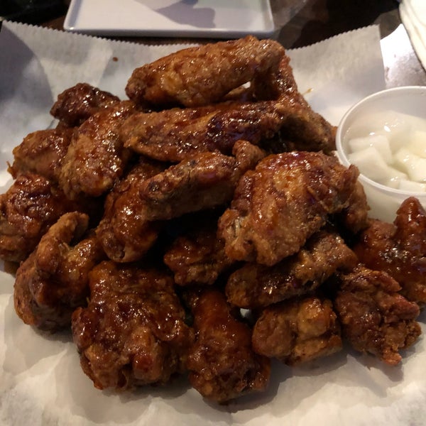 Photo taken at BonChon Chicken by Andrew F. on 2/21/2019
