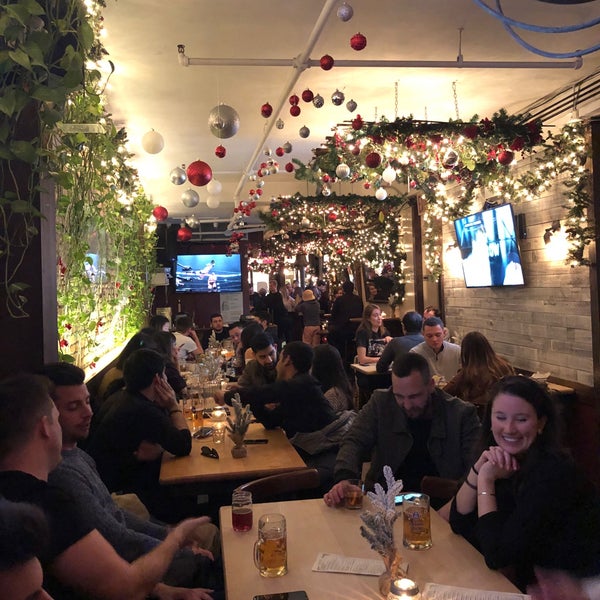 Photo taken at Loreley Beer Garden by Andrew F. on 12/28/2019