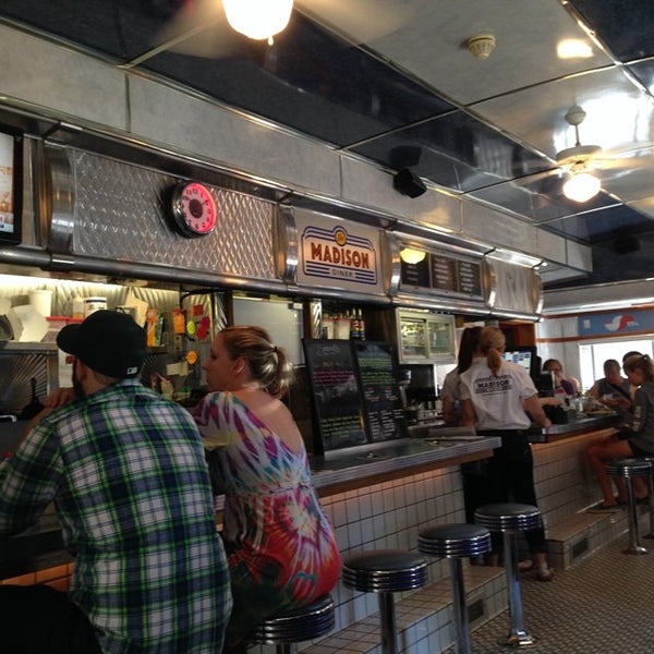 Photo taken at The Madison Diner by Harry L. on 7/13/2014