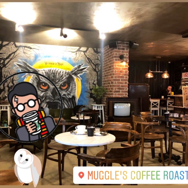 รูปภาพถ่ายที่ Muggle’s Coffee Roastery Özlüce โดย Duygu A. เมื่อ 1/26/2019