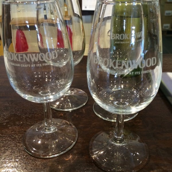 Photo taken at Brokenwood Wines by Megan E. on 4/5/2014