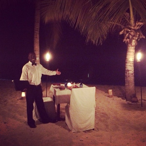 Try dinner on the beach at Ismays.