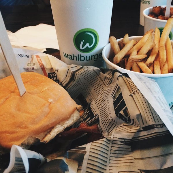 Photo taken at Wahlburgers by Joey P. on 8/21/2015