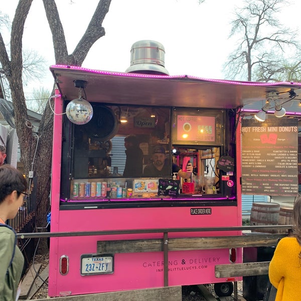 Photo taken at Little Lucy&#39;s Mini Donuts by Rita W. on 3/11/2019