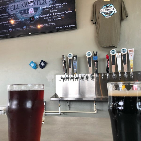 Photo taken at Clearwater Brewing Company by Whit B. on 5/5/2019