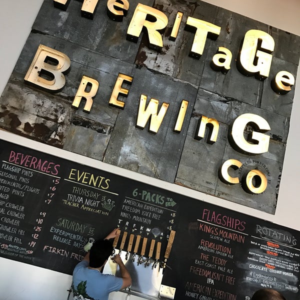 Photo taken at Heritage Brewing Co. by Daryl W. on 3/12/2017