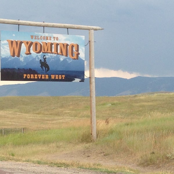 Photo taken at Wyoming/Montana Border by Polly on 8/13/2013
