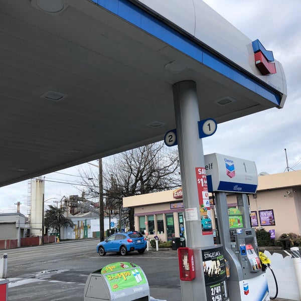 Chevron Fuel Station in